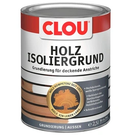 Holz Isoliergrund, 2,5 l, weiß, für ca. 10 m²/l