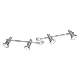 Wand-/Deckenleuchte »LED SPOT BRUSHED SILVER«, GU10, inkl. Leuchtmittel, 2700 K