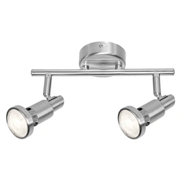 Wand-/Deckenleuchte »LED SPOT BRUSHED SILVER«, GU10, inkl. Leuchtmittel, 2700 K