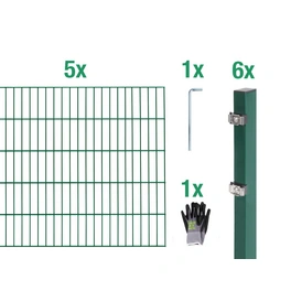 Doppelstabmattenset, BxH: 10 x 1,6 m, grün