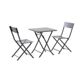 Bistro-Set »Lido«, Stahl, 3-teilig, eisengrau