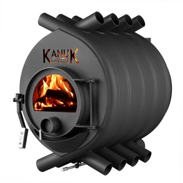 Werkstattofen »Kanuk Original«, schwarz, Stahl, 18 kW