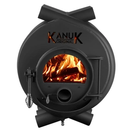 Werkstattofen »Kanuk Original«, schwarz, Stahl, 13 kW