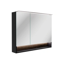 Spiegelschrank »B.Paris«, Schwarz matt, BxHxT: 90 x 71,8 x 15,6 cm