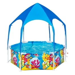 Pool, ohne Pumpe Ø 183 x 51 cm, buntes Unterwasser-Design, rund