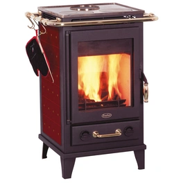 Kaminofen »Florenz«, rot, Keramik, 7 kW