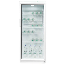 Glastürkühlschrank »GKS290-GT-280E «, BxHxL: 600 x 1450 x 600 cm, 290 l, weiß