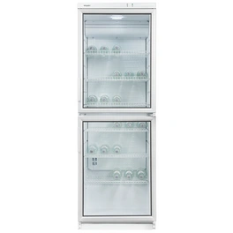 Glastürkühlschrank »GKS350-2-GT-280D «, BxHxL: 600 x 1730 x 600 cm, 320 l, weiß