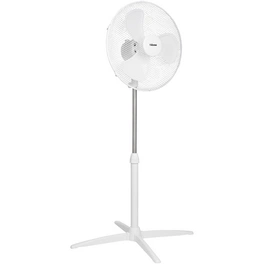 Standventilator, D. 40 cm, 45W, 3 Stufen, weiss, oszillierend