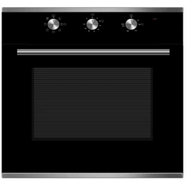 Einbau-Backofen »EBO6-60AF«, schwarz, BxHxT: 59,5 x 59,5 x 42,1 cm