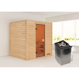 Sauna »Adelina «, BxTxH: 196 x 187 x 169 cm, 9 kW Ofen mit integr. Steuerung