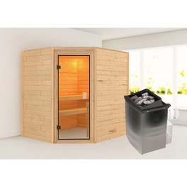 Sauna »Elea «, BxTxH: 196 x 187 x 169 cm, 9 kW Ofen mit integr. Steuerung