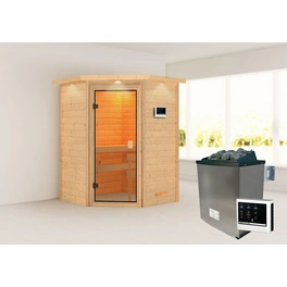 Sauna »Antonia «, BxTxH: 173 x 191 x 159 cm, 9 kW Ofen mit ext. Steuerung