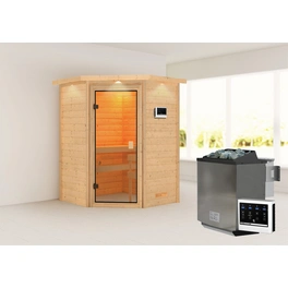 Sauna »Antonia «, BxTxH: 173 x 191 x 159 cm, 9 kW Bio Ofen mit ext. Steuerung