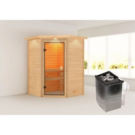 Sauna »Antonia «, BxTxH: 173 x 191 x 159 cm, 9 kW Ofen mit integr. Steuerung