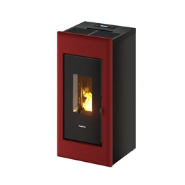 Pelletofen »One 7«, 7 kW, Stahl, bordeaux