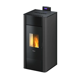 Pelletofen »Tesis 23«, 22,4 kW, Stahl, bordeaux, wasserführend