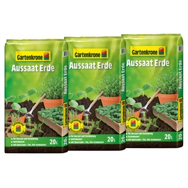 Aussaaterde, 3 x 20 Liter