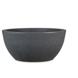 Pflanzgefäß »Palermo Bowl«, 40 x 18 cm (ØxH), Kunststoff, granitschwarz