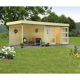 Gartenhaus »Calais«, Holz, BxHxT: 595 x 217 x 250 cm (Außenmaße inkl. Dachüberstand)