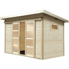 Gartenhaus »Pulti ST«, Holz, BxHxT: 340 x 228 x 240 cm (Außenmaße inkl. Dachüberstand)