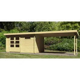 Gartenhaus »ASKOLA 6«, Holz, BxHxT: 769 x 220 x 297 cm (Außenmaße inkl. Dachüberstand)