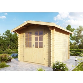 Gartenhaus »Bibertal«, Holz, BxHxT: 292 x 222 x 240 cm (Außenmaße inkl. Dachüberstand)
