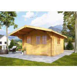 Gartenhaus »Nordkap«, Holz, BxHxT: 410 x 254 x 300 cm (Außenmaße inkl. Dachüberstand)