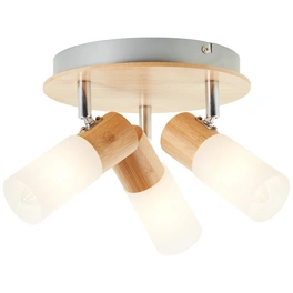 Spotrohr »Babsan «, Holz/Kunststoff, braun, LED, E14