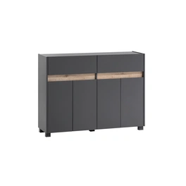 Kommode »Cosmo«, BxHxL: 33 x 84,8 x 112,2 cm, anthrazit, Holzwerkstoff melaminbeschichtet