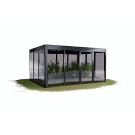 Gewächshaus »SunGarden Power 4.3«, BxHxT: 443 x 229 x 338 cm, anthrazit-metallic