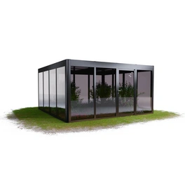 Gewächshaus »SunGarden Power 4.4«, BxHxT: 443 x 229 x 443 cm, anthrazit-metallic