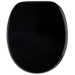 WC-Sitz, BxL: 37,7 x 47 cm, Schwarz