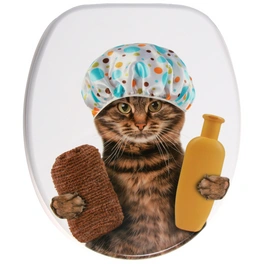 WC-Sitz, BxL: 37,7 x 47 cm, Shower Cat