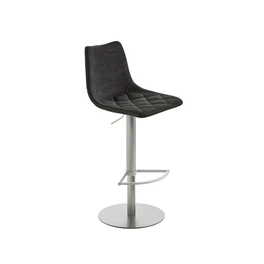 Barhocker »1375«, Breite: 43 cm, höhenverstellbar, Kunstleder, schwarz