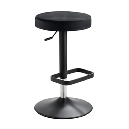 Barhocker »1200«, Breite: 44 cm, höhenverstellbar, Mikrofaser, grau