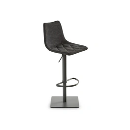 Barhocker »1275«, Breite: 43 cm, höhenverstellbar, Kunstleder, schwarz