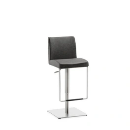 Barhocker »1260EL«, Breite: 40 cm, höhenverstellbar, Kunstleder, grau