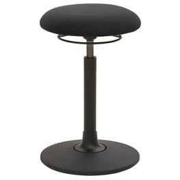 Hocker »1166«, Breite: 40 cm, höhenverstellbar, Polyester, schwarz