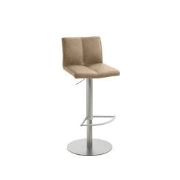 Barhocker »1385«, Breite: 42 cm, höhenverstellbar, Kunstleder, beige