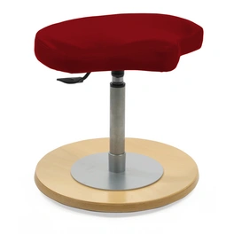 Hocker »1169«, Breite: 42 cm, höhenverstellbar, Polyester, rot