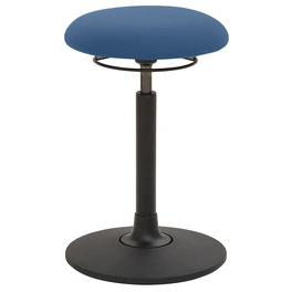 Hocker »1166«, Breite: 40 cm, höhenverstellbar, Polyester, blau