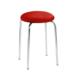 Hocker »1134«, BxH: 48 x 48 cm, Kunstleder, rot