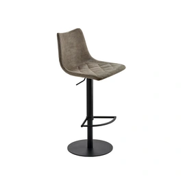 Barhocker »1375«, Breite: 43 cm, höhenverstellbar, Kunstleder, braun