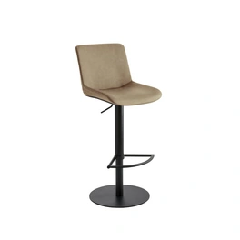 Barhocker »1387«, Breite: 41 cm, höhenverstellbar, Kunstleder, beige