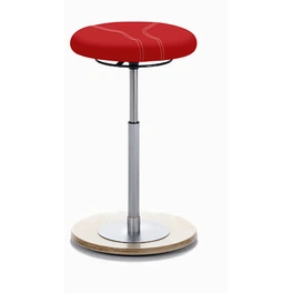 Hocker »1110«, Breite: 41 cm, höhenverstellbar, Polyester, rot