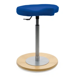 Hocker »1168«, Breite: 42 cm, höhenverstellbar, Polyester, blau