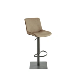 Barhocker »1287«, Breite: 40 cm, höhenverstellbar, Kunstleder, beige