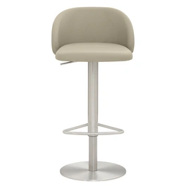 Barhocker »1216«, Breite: 48 cm, höhenverstellbar, Mikrofaser, beige