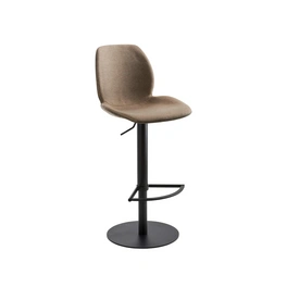 Barhocker »1276«, Breite: 46 cm, höhenverstellbar, Polyester, beige